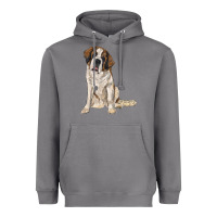 Storm saint bernard Heavyweight Hoodie - RanaPortraitStore