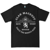 Black clan macduff scottish kilt highland games t shirt Premium Tee - Craftify