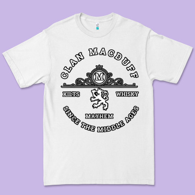 Clan Macduff Scottish Kilt Highland Games T Shirt Premium Tee Designed By Craftify