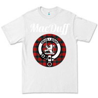 White MacDuff Clan Scottish Name Coat Of Arms Tartan Premium Tee - Craftify