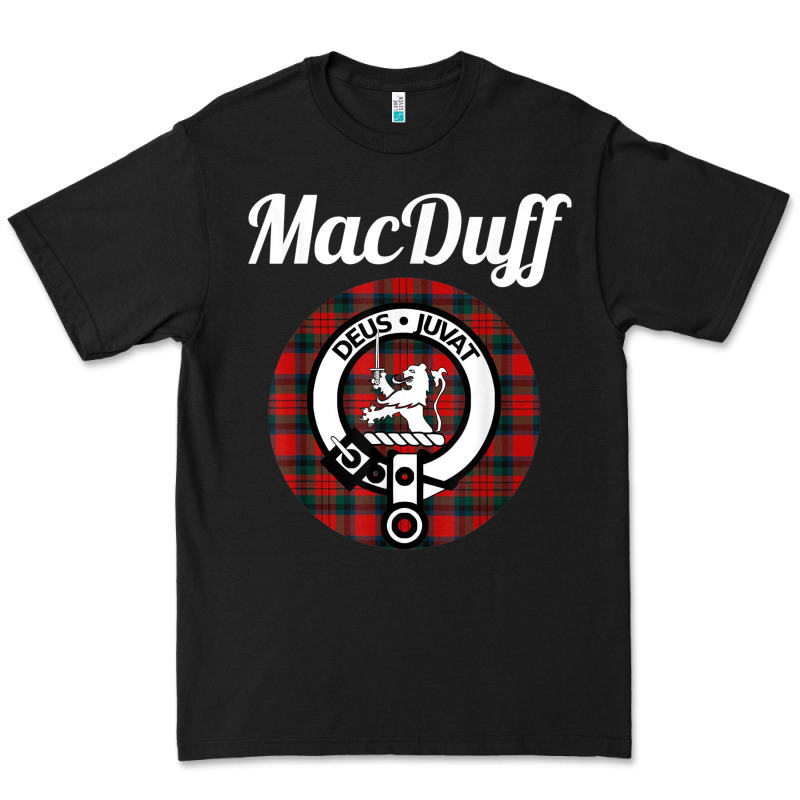 Macduff Clan Scottish Name Coat Of Arms Tartan Premium Tee by Craftify | Teevron
