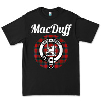 Black MacDuff Clan Scottish Name Coat Of Arms Tartan Premium Tee - Craftify