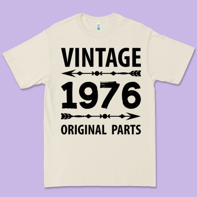 Vintage 1976 Original Parts Premium Tee Designed By Craftify