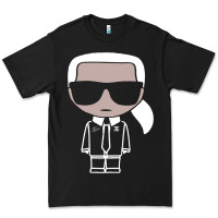 Black KARLS LAGERFELDS Premium Tee - Craftify