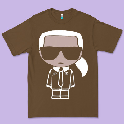 Karls Lagerfelds Premium Tee Designed By Craftify