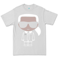 Dove Grey KARLS LAGERFELDS Premium Tee - Craftify