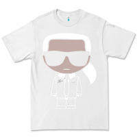 White KARLS LAGERFELDS Premium Tee - Craftify