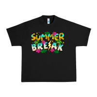 Black Summer Break Urban Heavy Tee - CowhideDigitalArt