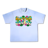 Grape Ice Summer Break Urban Heavy Tee - CowhideDigitalArt