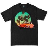 Black karmann ghia sunset palm love quote Premium Tee - Craftify