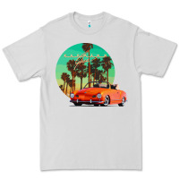 Dove Grey karmann ghia sunset palm love quote Premium Tee - Craftify
