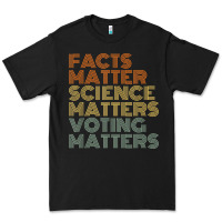 Black facts matter science matters voting matters liberal democrat t shirt c Premium Tee - Craftify
