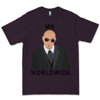 Plum Pitbull Mr Worldwide Classic Premium Tee - Craftify