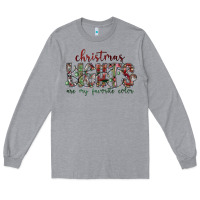 Heather Grey Dreaming Wine Christmas Long Sleeve Tee - SublimationCraftShop