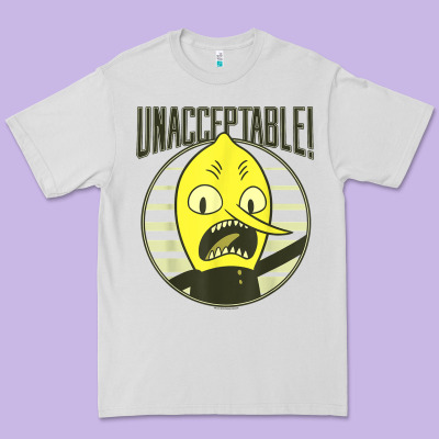 Cn Adventure Time Lemongrab Unacceptable T Shirt Premium Tee Designed By Craftify