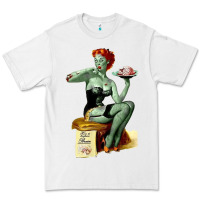 Zombie Pin Up Girl Halloween Premium Tee | Teevron