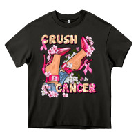 Asphalt Crush Breast Cancer Heavy Core Tee - FaDigitalArtStudio