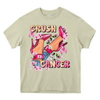 Mossy Crush Breast Cancer Heavy Core Tee - FaDigitalArtStudio