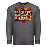 Charcoal Heather basketball dad Premium Sweatshirt - Jasminsmagicworld