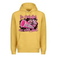 Antique Gold in october we wear pink cheer Premium Hoodie - BarkalooDesign
