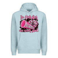 Blue Mist in october we wear pink cheer Premium Hoodie - BarkalooDesign