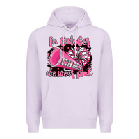 Lilac in october we wear pink cheer Premium Hoodie - BarkalooDesign