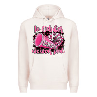 Pale Pink in october we wear pink cheer Premium Hoodie - BarkalooDesign