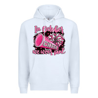 White in october we wear pink cheer Premium Hoodie - BarkalooDesign