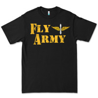 Black Vintage Fly Army Military Pilot Army Aviation Branch Premium Tee - Craftify