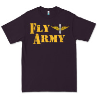Plum Vintage Fly Army Military Pilot Army Aviation Branch Premium Tee - Craftify