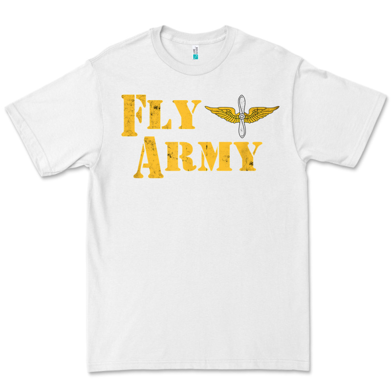 Vintage Fly Army Military Pilot Army Aviation Branch Premium Tee by Craftify | Teevron