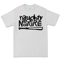 Dove Grey naughty by nature Premium Tee - Craftify