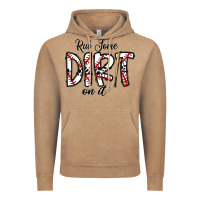 Vintage Coffee rub somedirt on it baseball Vintage Hoodie - CowhideDigitalArt