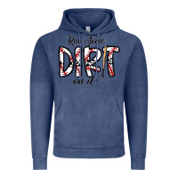 Vintage Denim rub somedirt on it baseball Vintage Hoodie - CowhideDigitalArt