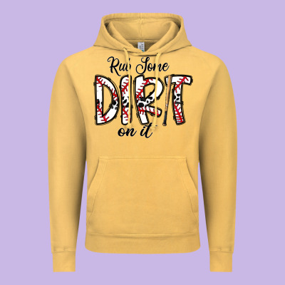 Rub Somedirt On It Baseball Vintage Hoodie Designed By Cowhidedigitalart