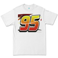 White No 95 McQueen Premium Tee - Craftify