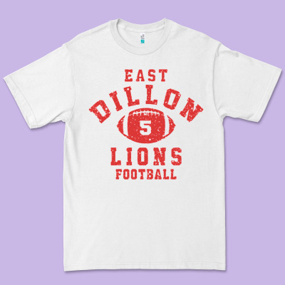 Friday Night Lights East Dillon Lions Football Jersey Premium Tee Designed By Craftify
