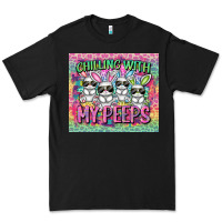 Black chilling with my peeps Premium Tee - FaDigitalArtStudio