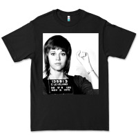 Black Jane Fonda Mugshot GIFT Premium Tee - Craftify