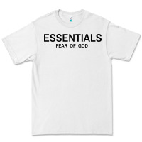 White Fear Of God Essentials Premium Tee - Craftify