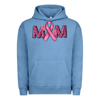 Pigment Pebble Blue cancer ribbon mom Urban Hoodie - RanaPortraitStore
