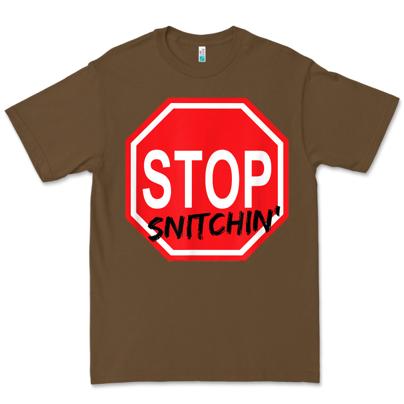 Stop Snitching Stop Snitchin T Shirt Premium Tee by Craftify | Teevron
