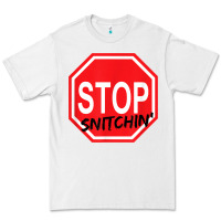 White stop snitching stop snitchin t shirt Premium Tee - Craftify