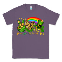 Lavender Peace love St. Patrick's Day Classic Tee - OliviaCreatesArt