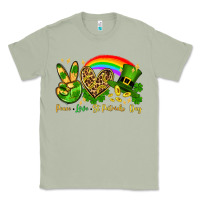 Matcha Peace love St. Patrick's Day Classic Tee - OliviaCreatesArt