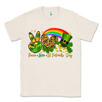Natural Peace love St. Patrick's Day Classic Tee - OliviaCreatesArt
