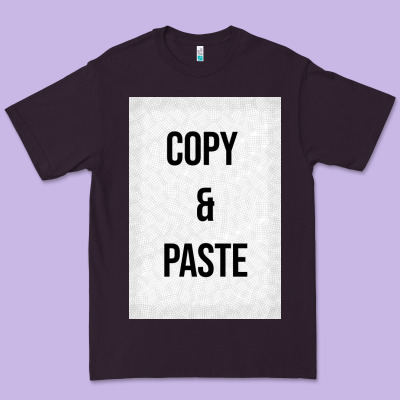Copy Paste Premium Tee Designed By Craftify