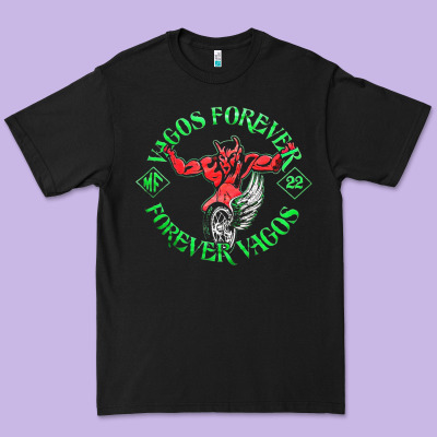 Vagos Mc Premium Tee Designed By Craftify