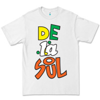 White De La Soul Print Premium Tee - Craftify