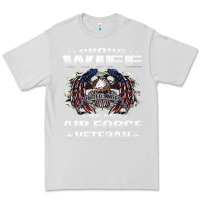 Dove Grey proud wife of an air force veteran military vet spouse gifts premium m Premium Tee - Craftify